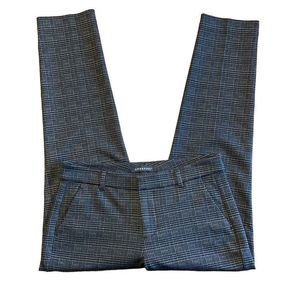 Liverpool glen check ankle pants with stretch professional size 8